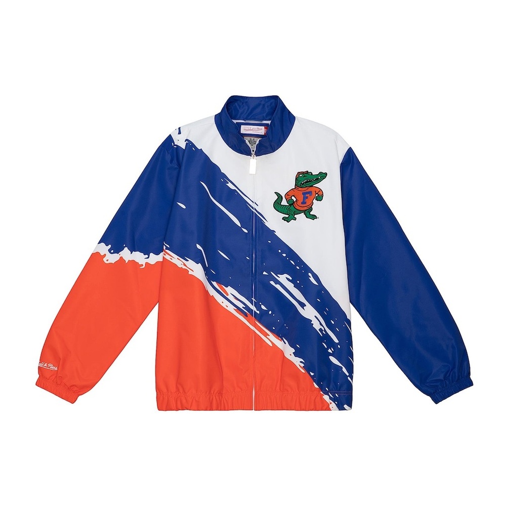 Men's Mitchell & Ness Florida Gators Paintbrush Full-Zip Windbreaker Sz. Medium